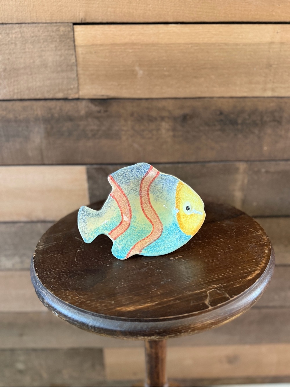 Vietri Italian Pottery Tropical Fish Dish Coastal Beach Decor Trinket Bowl - Picture 5 of 11